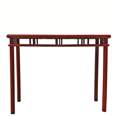 Red Lacquer 38" Long Console Table