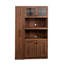 Armoire de rangement Farmhouse avec tablettes coulissantes à plusieurs niveaux et 4 portes, parfaite pour l'organisation de la cuisine et de la salle à manger
