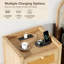 Ensemble de chambre en rotin 5 pièces Lghm - Trois buffets et deux tables de chevet, naturel
