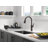 Renaldi Oil Rubbed Bronze Kitchen Faucet with Pull Down Sprayer, Modern Single Hole Kitchen Sink Faucet, Single Handle, Venetian Bronze-101126198