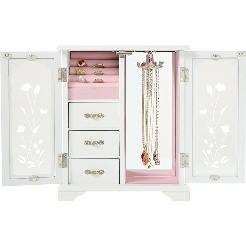 Organisateur de bijoux, boîte à bijoux en bois