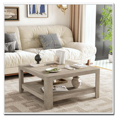 Square Coffee Table With Storage