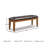 Rebecca Faux Leather Upholstered Bench