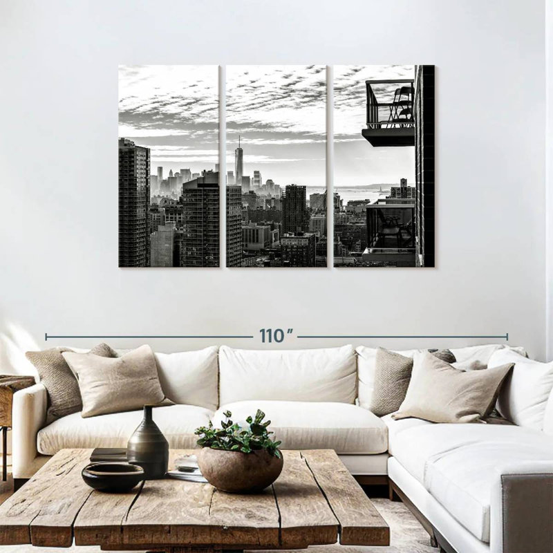Sirci Midtown Manhattan Heights, H 48 po x l 74 po