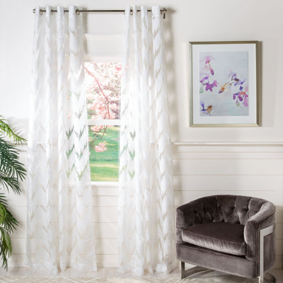 Quenby Sheer Curtain Single Panel