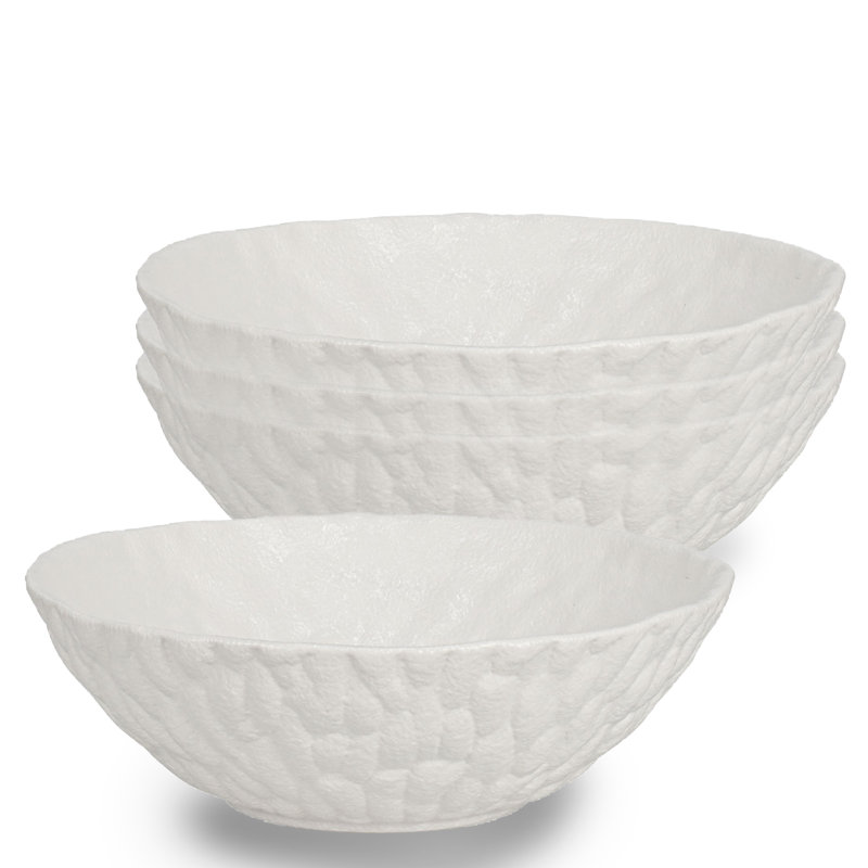 Japandi Bowl 8", White