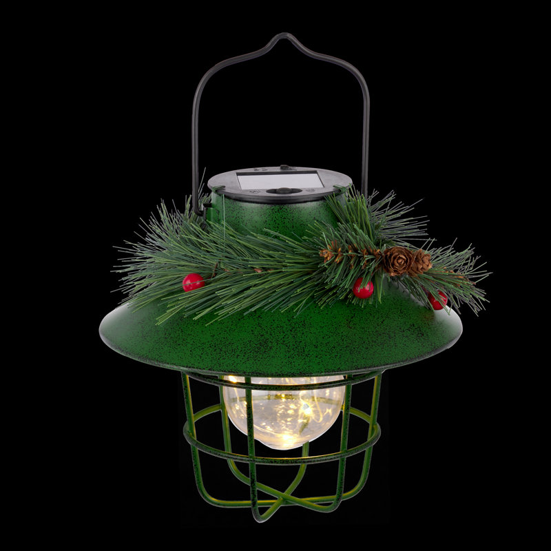 Alpine Solar LED Lantern, Green