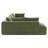 Marcel 122"W Fabric Sectional in Sagano Green-97782868-97782871