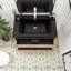 Meuble-lavabo simple 36 po avec plateau en résine Marchall-1493570951
