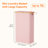 75l Slim Laundry Hamper With Lid, Narrow Laundry Basket With Removable Bag & Bamboo Handles, Fodable Thin Dirty Clothes Hamper For Laundry Collapsible Bin For Bathroom Bedroom Dorm,-108978987