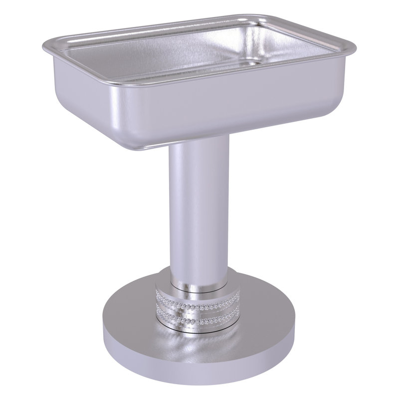 Porte-savon, Chrome satiné