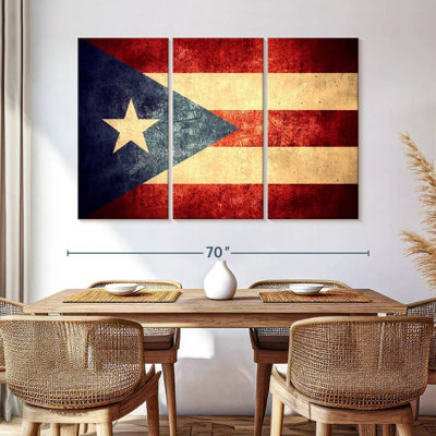 Borges Old Puerto Rican Flag