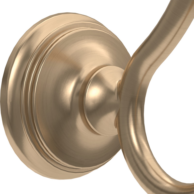 Cassidy™ Wall Mounted Towel Hook, Brilliance Champagne Bronze