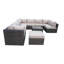 Fitzgibbons 9 Seater Rattan Sofa Set