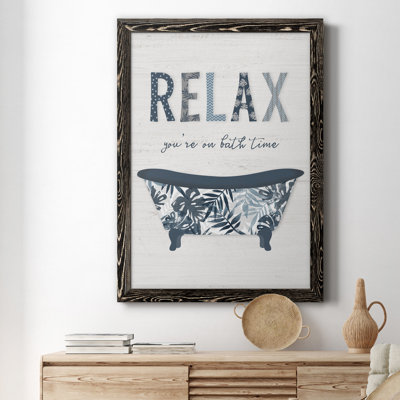 Palm Bath I - cadre photo, art textuel sur toile