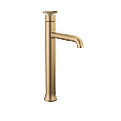Trinsic Single Hole Vessel Bathroom Faucet with Wheel Handle, Single Handle Bathroom Sink Faucet