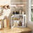 Corner Bread Box Kitchen Countertop Extra Large Capacity Farmhouse Bread Box, Corner Countertop Storage, Double Layer Bread Holder