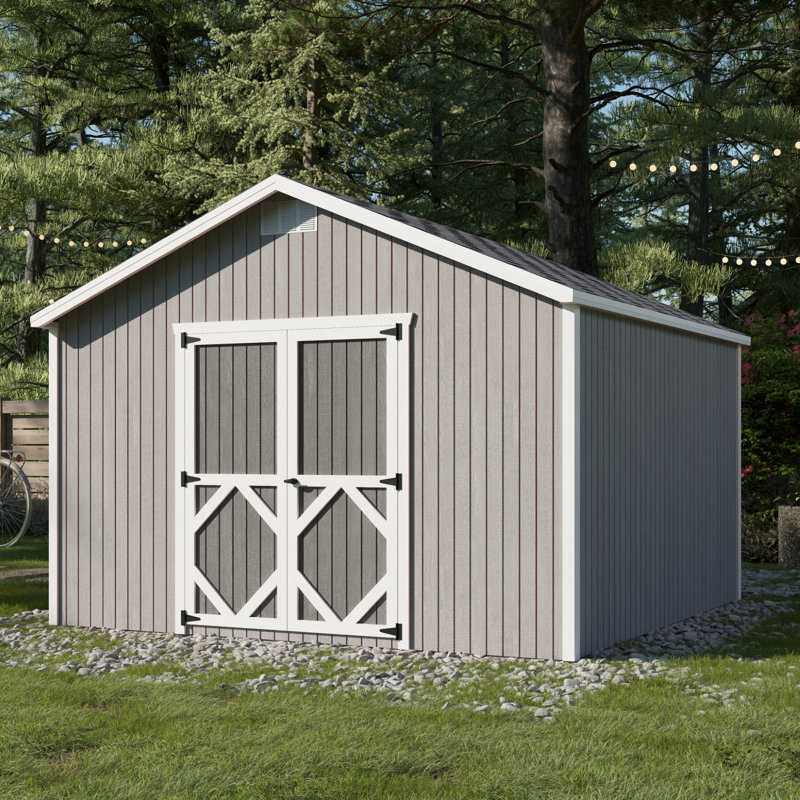 Classic Gable Outdoor Wood Storage Shed, Yes, 12' x 12'