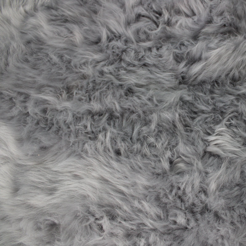 Bjorn Solid Colour Sheepskin Area Rug, Novelty 160 x  190cm