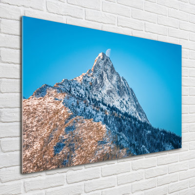 Giewont Tatry 1 Piece Wall Art on Glass