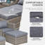 Edgmon 2 Seater Rattan Conversation Set