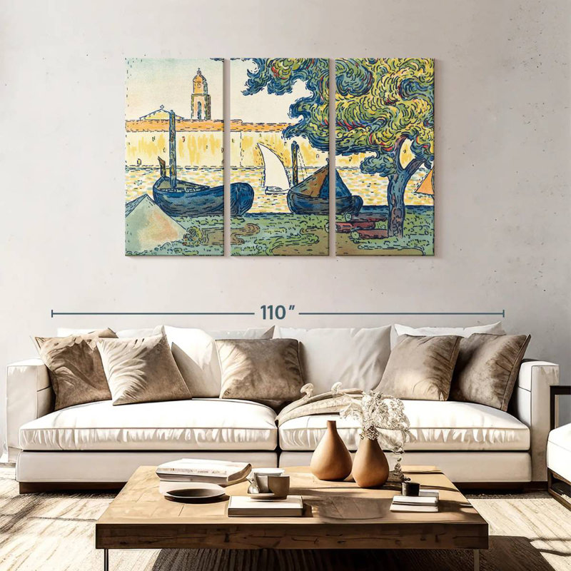 Mehar Saint-Tropez Le Port de Saint-Tropez, H 48 po x l 74 po