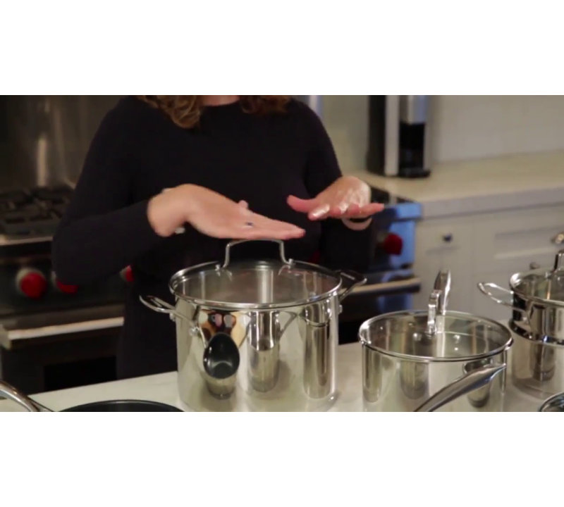 Professional Stainless Steel 11-Piece Non-Stick Cookware Set