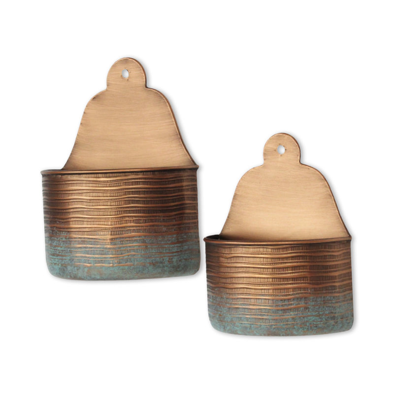 Farnaz Handmade Metal Wall Vase