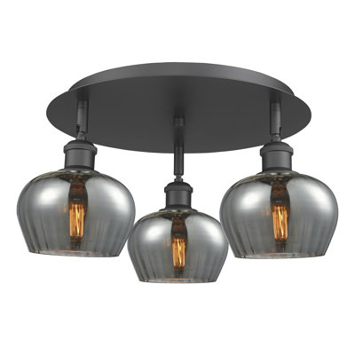 Bergeman Glass Flush Mount
