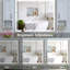Grand miroir de salle de bain avec DEL 32 x 40 - fixation murale, brouillard, utilisation sécuritaire, montage élégant sur meuble-lavabo, cadre argent-131471511