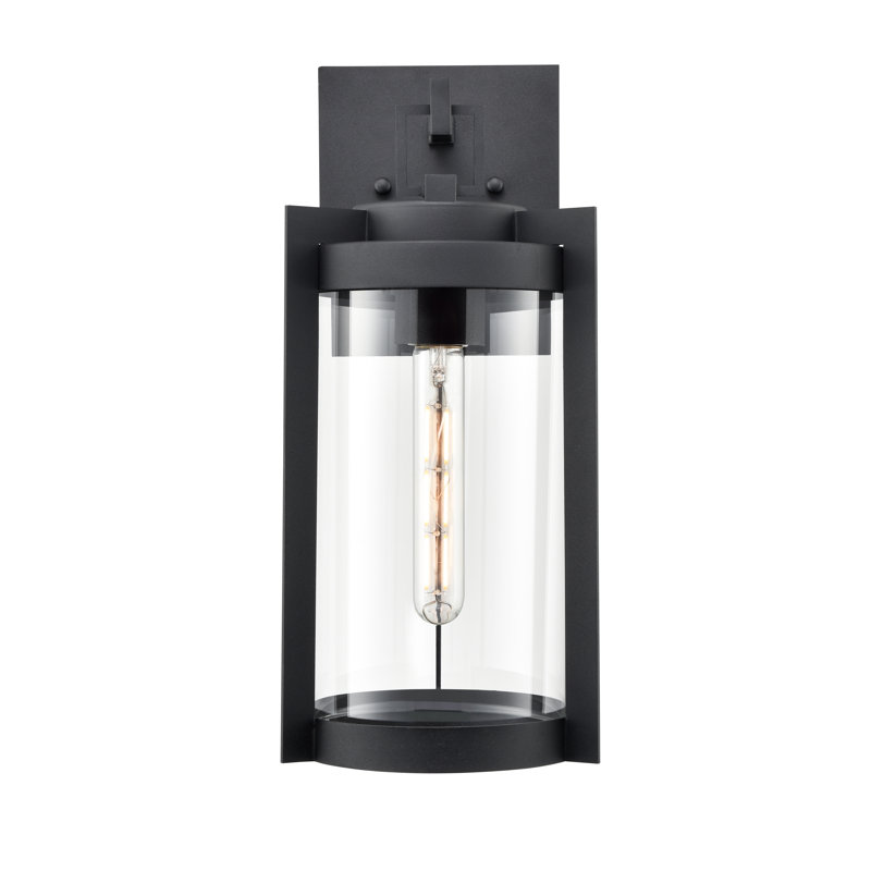 Davisville 1 Light Outdoor Wall Sconce, 16" H x 7.88" W x 8.88" D