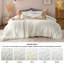 Ensembles d'édredon pour grand lit - 3 pièces de literie en molleton blanc moelleux à double face, esthétique rayée confortable pour les chambres modernes et d'invités, décoration intérieure de luxe toutes saisons-100517525-100517526