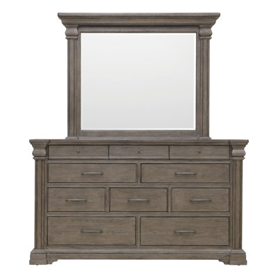 Gulshad 10 Drawer Dresser With Mirror