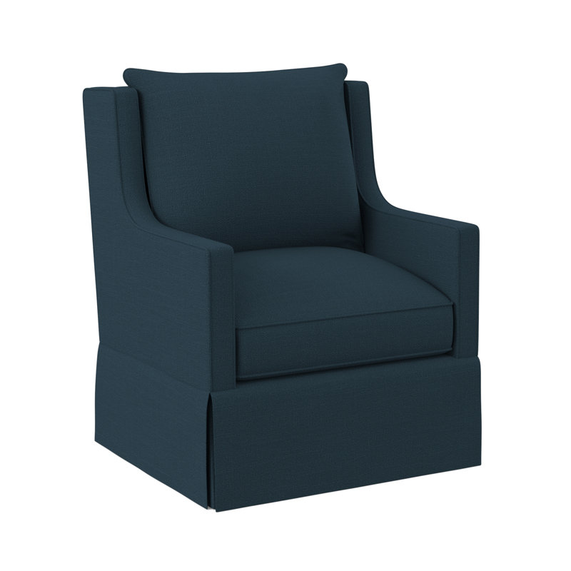 Callum Swivel Armchair, Margaret Lagoon Polyester Blend