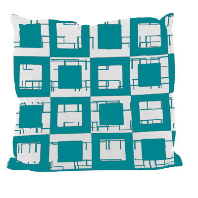 Geometric Reversible Throw Pillow
