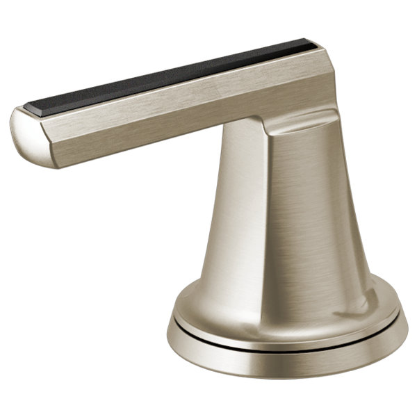 Levoir® Two-Handle Wall Mount Lavatory Faucet - Less Handles, Luxe Gold, Lever