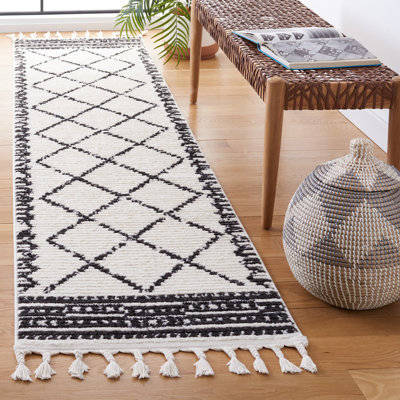 Baar Tassel Performance Abstract Rug