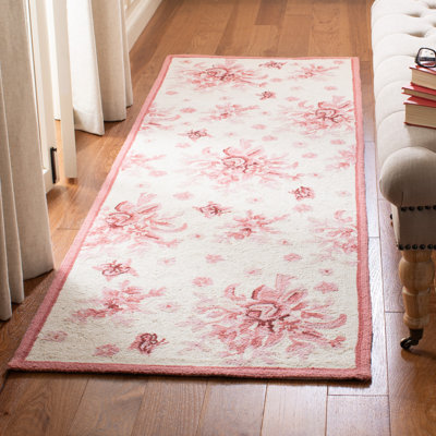 Tapis floral en laine crocheté à la main Jonsson