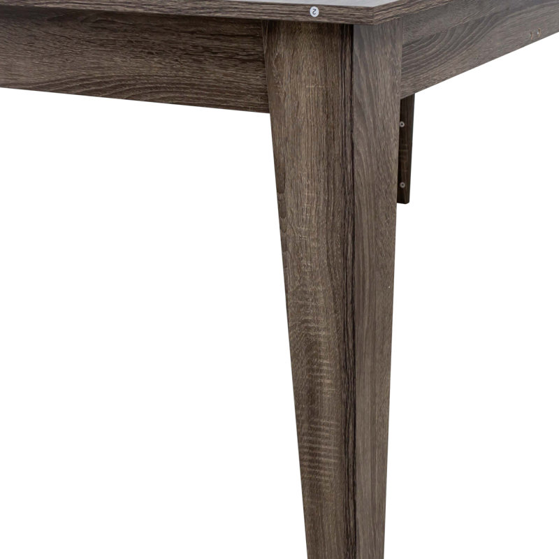 Table de salle à manger, grande table de cuisine extensible de 106,3 po