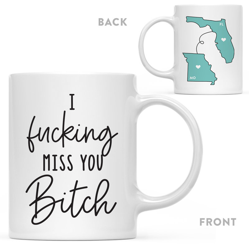 Ceramic Coffee Mug, Florida And Missouri