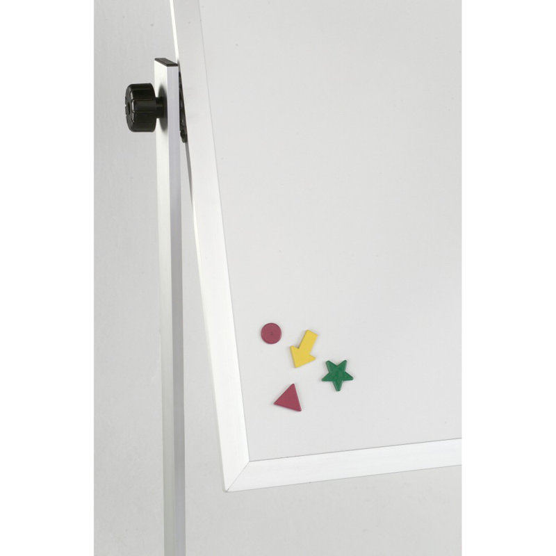Deluxe MooreCo Yes Freestanding Metal Whiteboard, 48" x 96"