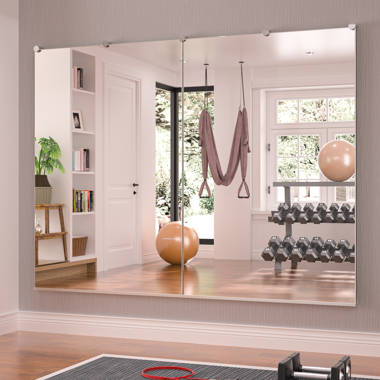 Home Gym Mirror, Large Full Body Mirror, Glass Frameless Mirror for Wa –  Keonjinn