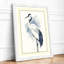 Wading Bird in Profile Japandi - Framed Print-1000926631-1000926626
