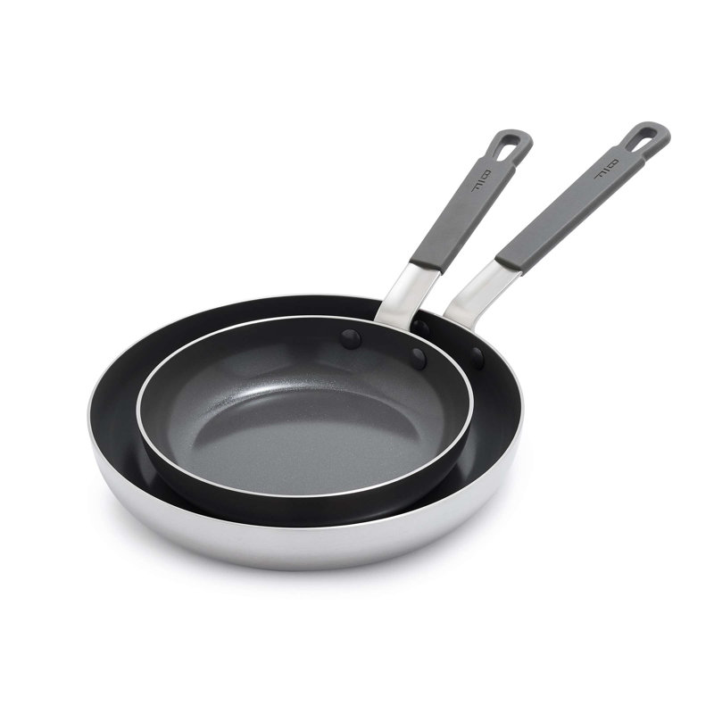 Ensemble de poêles antiadhésives 8 po et 10 po Bobby Flay par GreenPan, Acier inoxydable