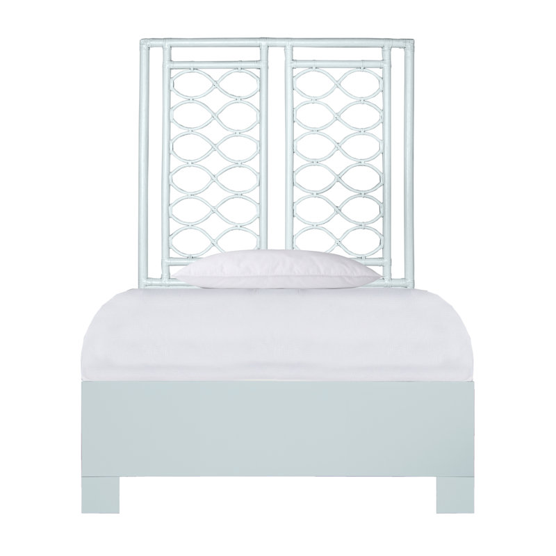 Lit standard à profil bas Infinity, Simple, Light Blue