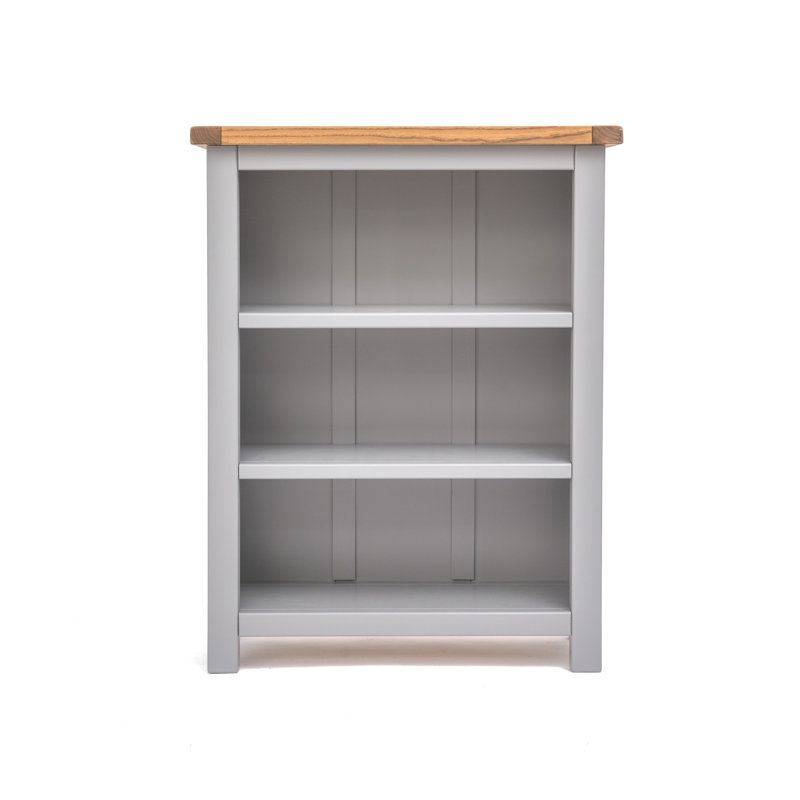 Venice 120cm H Standard Bookcase, Grey, (3 Shelves) 90cm H x 70cm W x 25cm D