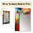 Exploring Yellow Abstracted Liquidity III - Liquid Ink Large Wall Mirror, Modern Unique Mirror, Printed Metal Art-215008714