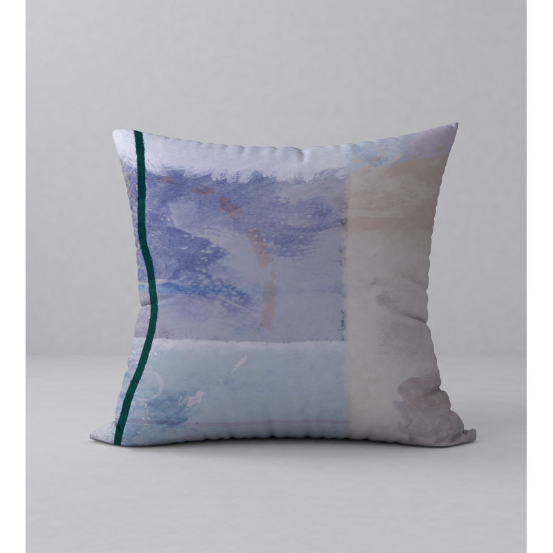 Abstract Throw Pillow, 20" H x 20" W
