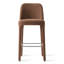 Tabouret de comptoir moderne 26,5 "entièrement rembourré en tissu (ensemble de 4)-131976271