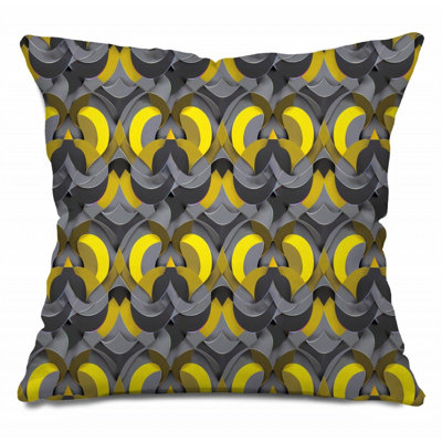  Cotton Blend Reversible Throw Pillow